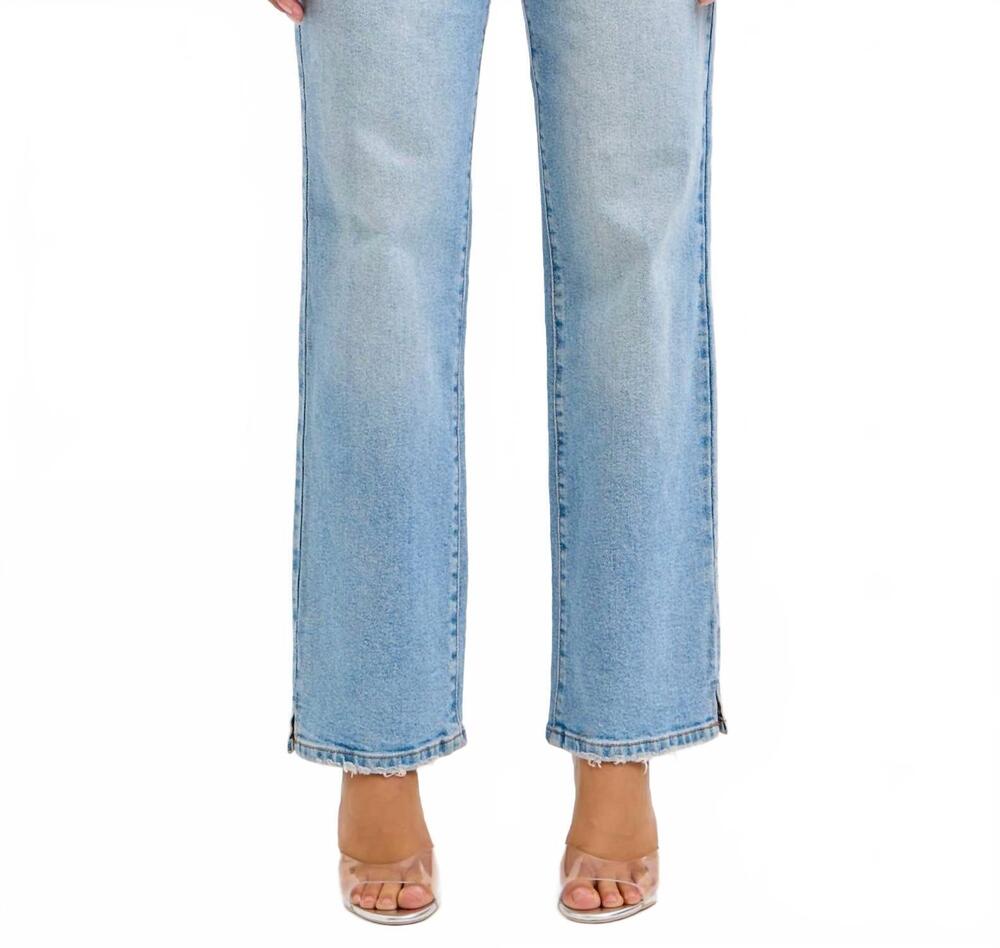 NEW CELLO super high rise dad jeans in blue